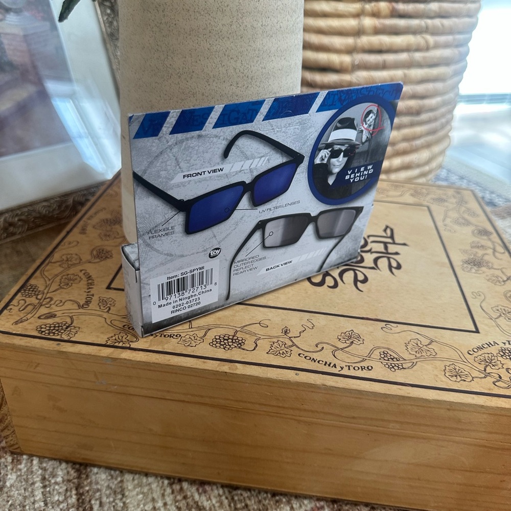 New Children’s Detective Spy Glasses Rear View Top Secret UV Sunglasses - Picture 5 of 11